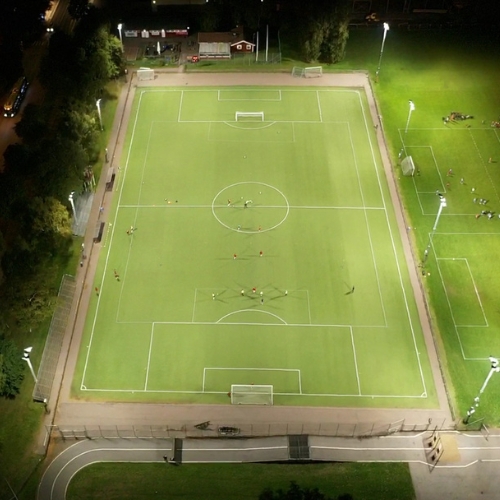 High-performance outdoor sports lighting with uniform illumination, precise light control, and weather-resistant construction for stadiums, courts, and recreational arenas.
